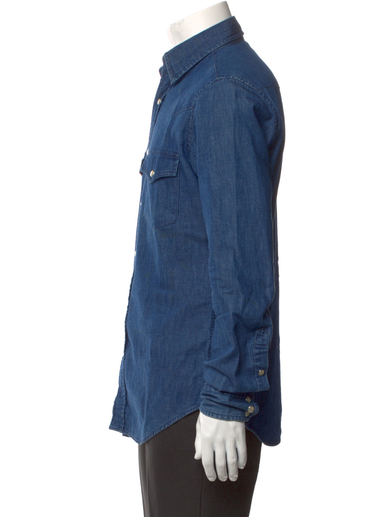 Tom Ford Long Sleeve Denim Shirt