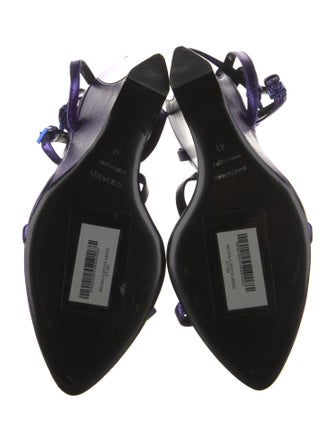 Tom Ford Leather T-Strap Sandals