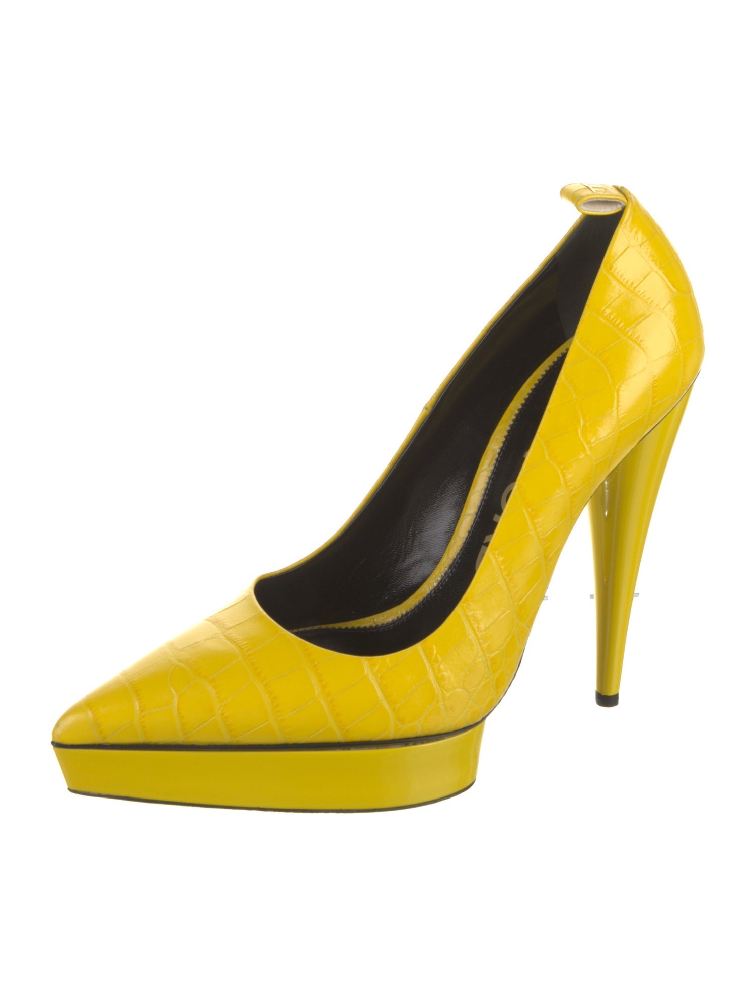 Tom Ford Embossed Leather Pumps