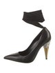 Tom Ford Leather Crystal Embellishments Pumps