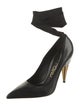 Tom Ford Leather Crystal Embellishments Pumps