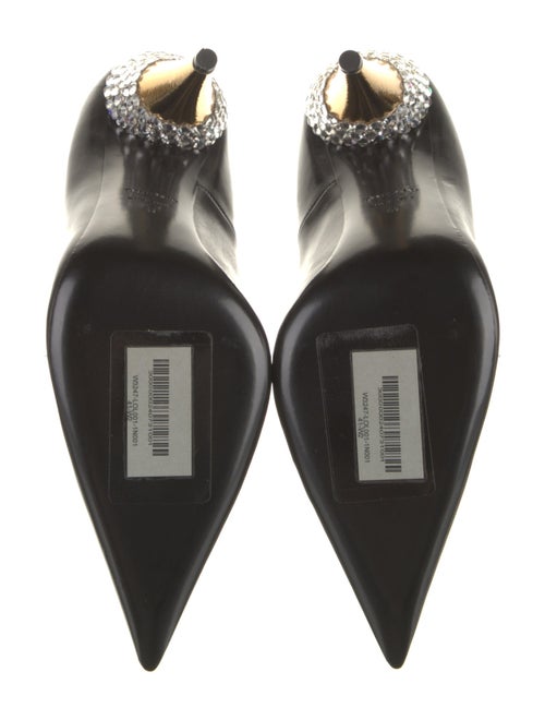 Tom Ford Leather Crystal Embellishments Pumps