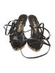 Tom Ford Patent Leather Leather Trim Embellishment Sandals
