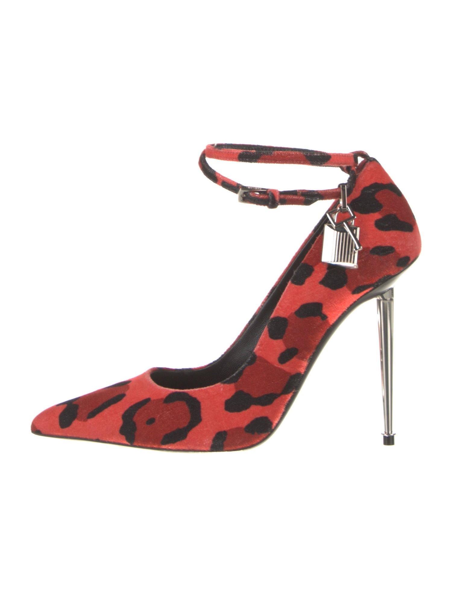 Tom Ford Velvet Animal Print Pumps