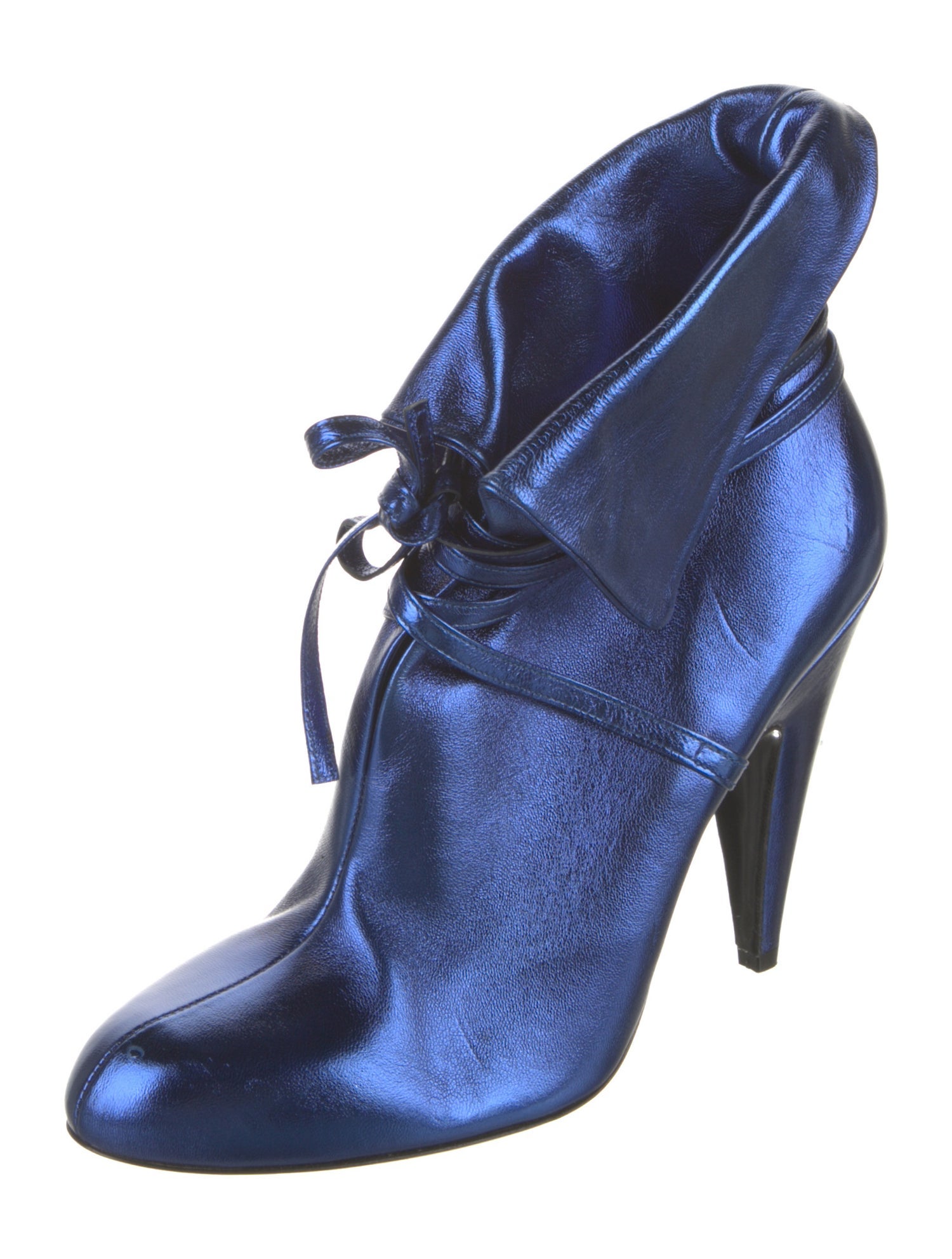 Tom Ford Leather Lace-Up Boots