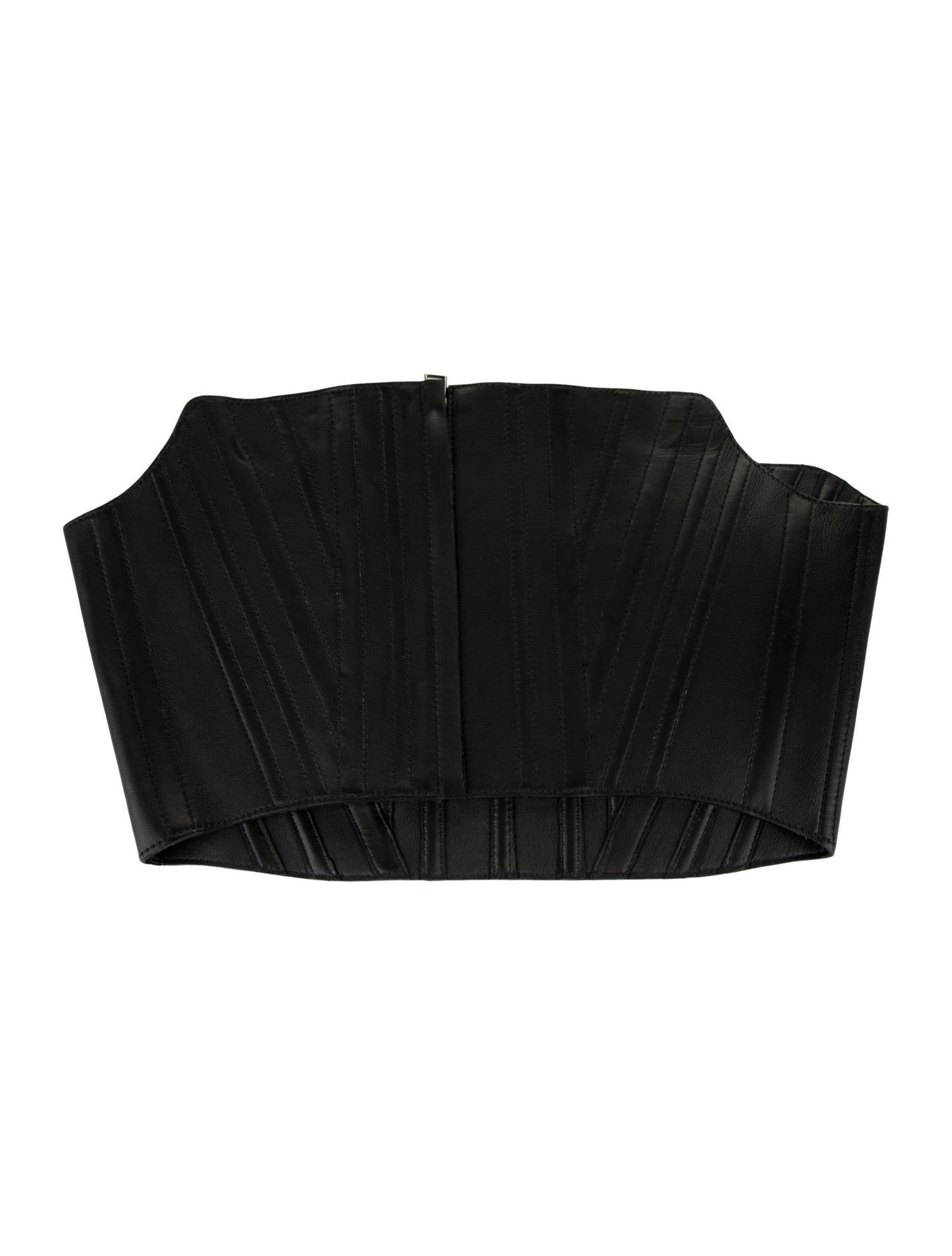 Tom Ford Leather Strapless Crop Top