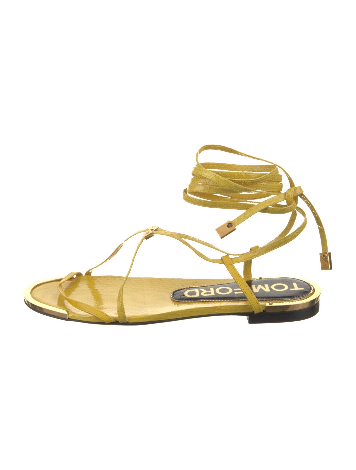 Tom Ford Patent Leather Gladiator Sandals