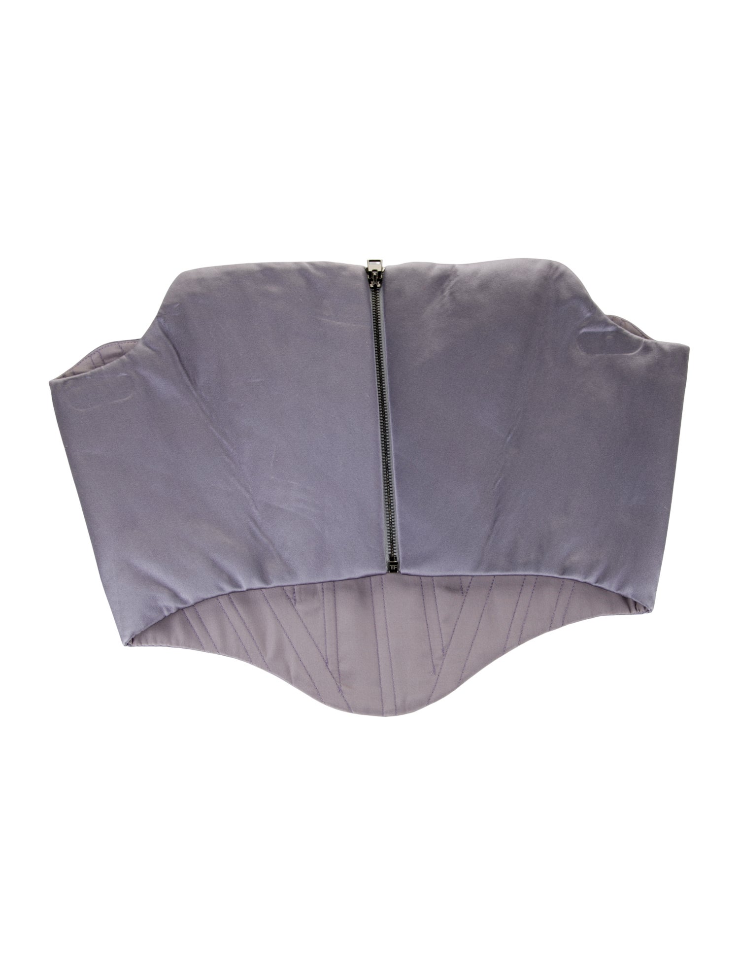 Tom Ford Satin Strapless Crop Top