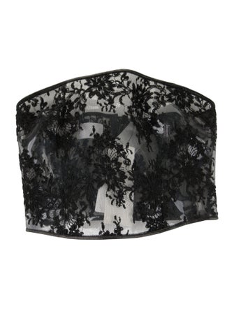 Tom Ford Lace Pattern Halterneck Top