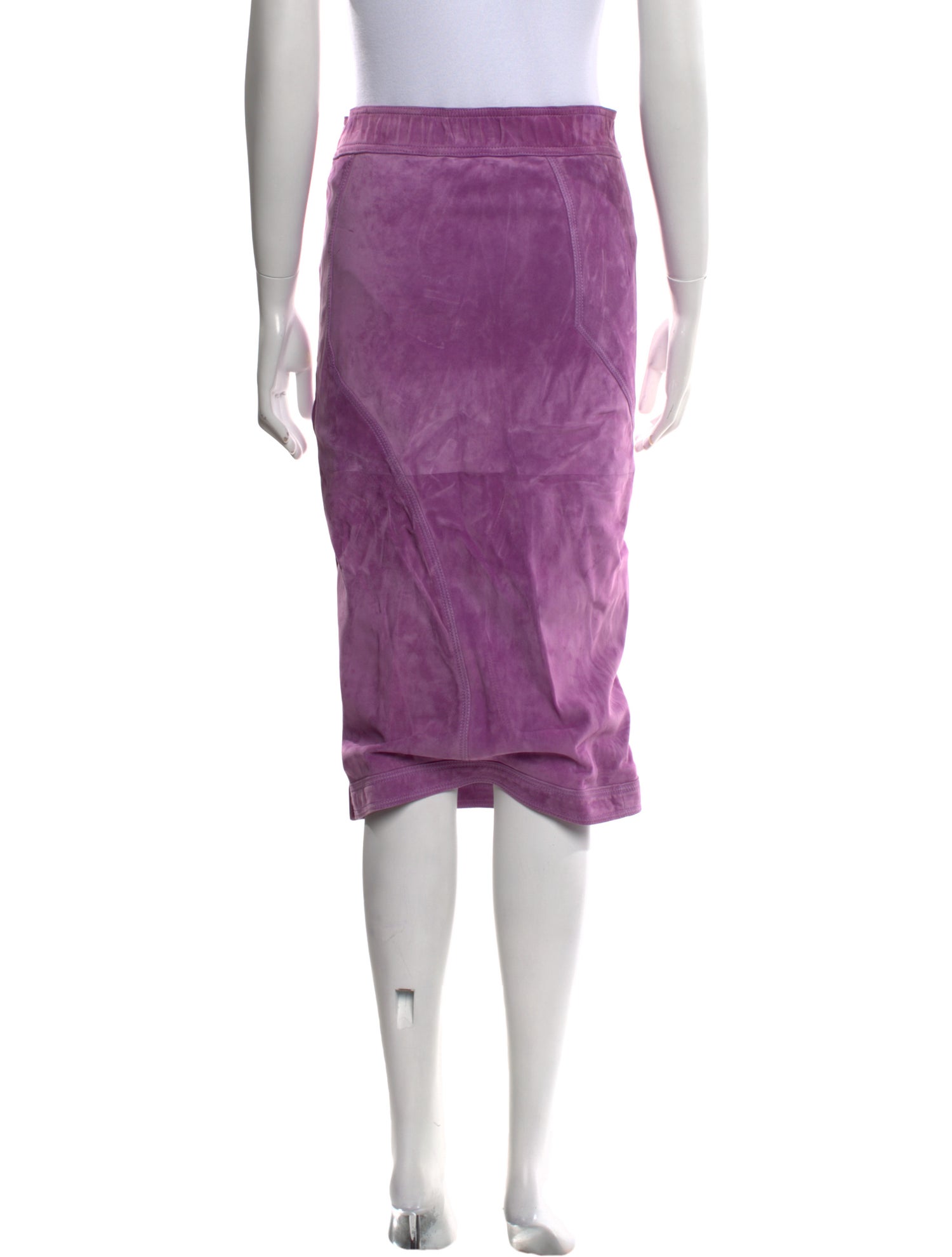 Tom Ford Leather Knee-Length Skirt