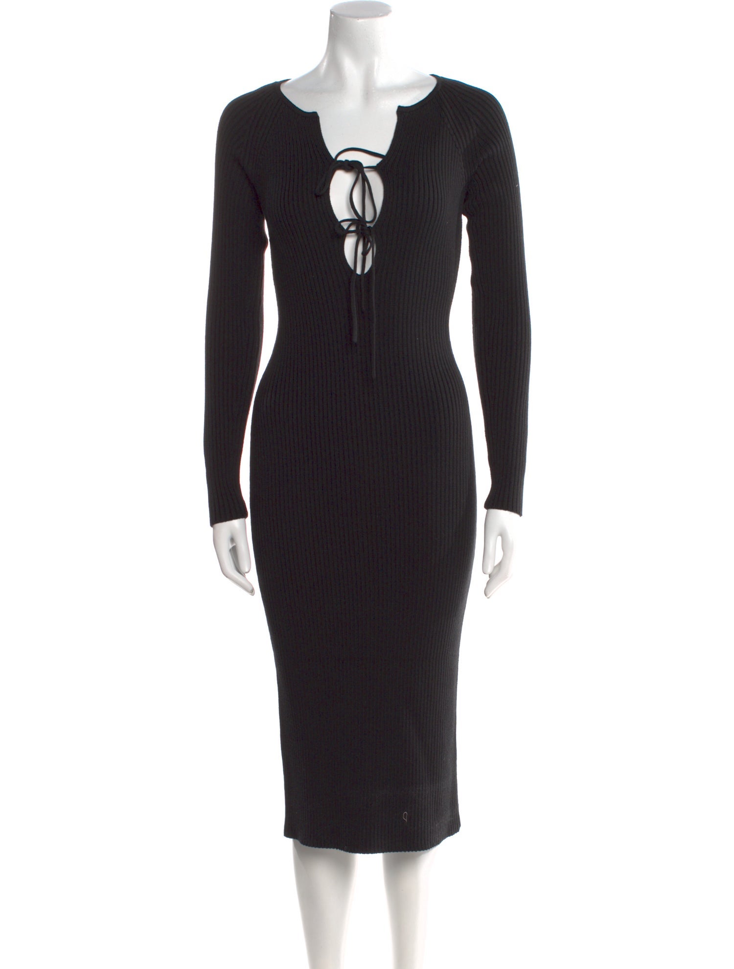 Tom Ford V-Neck Midi Length Dress