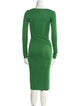 Tom Ford Square Neckline Midi Length Dress