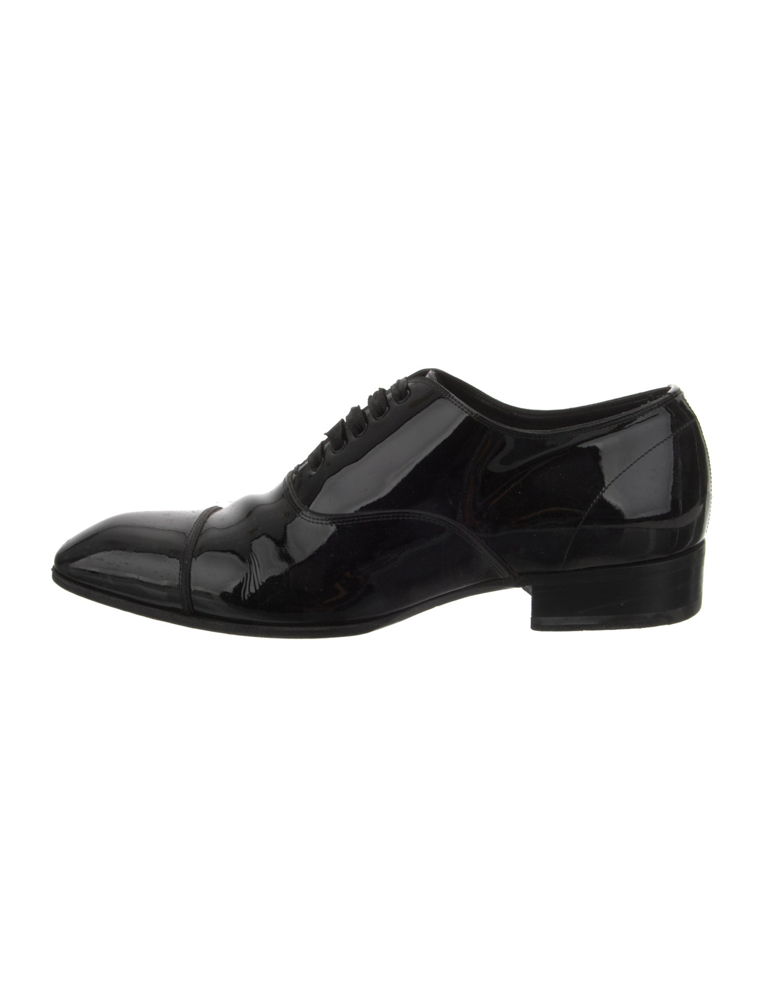Tom Ford Patent Leather Grosgrain Trim Dress Loafers