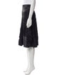 Tom Ford Raw-Edge Trim Knee-Length Skirt