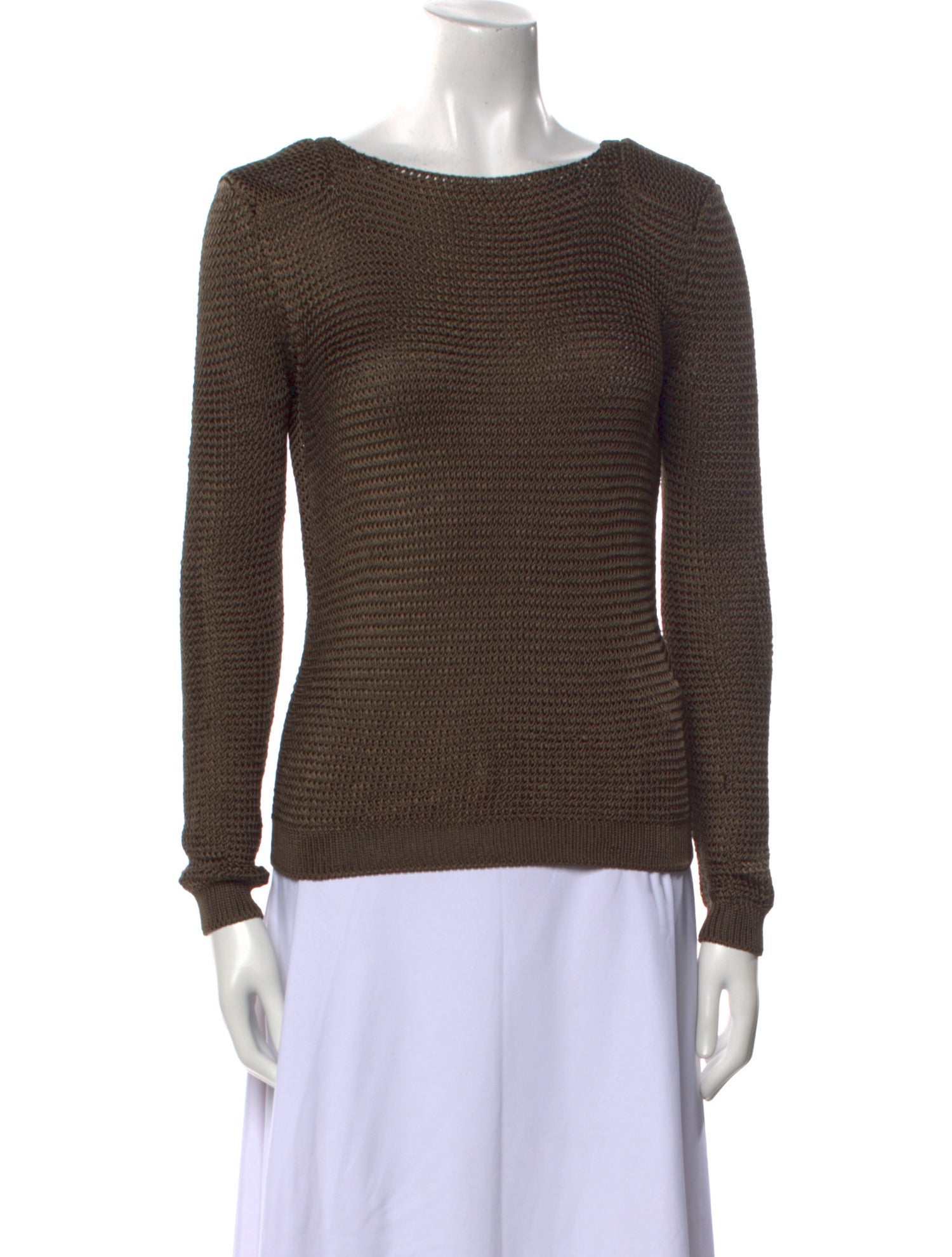 Tom Ford Silk Bateau Neckline Sweater