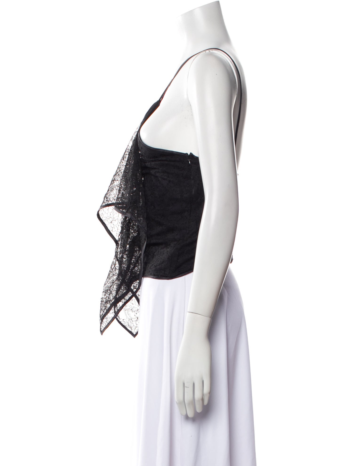 Tom Ford Lace Halterneck Crop Top