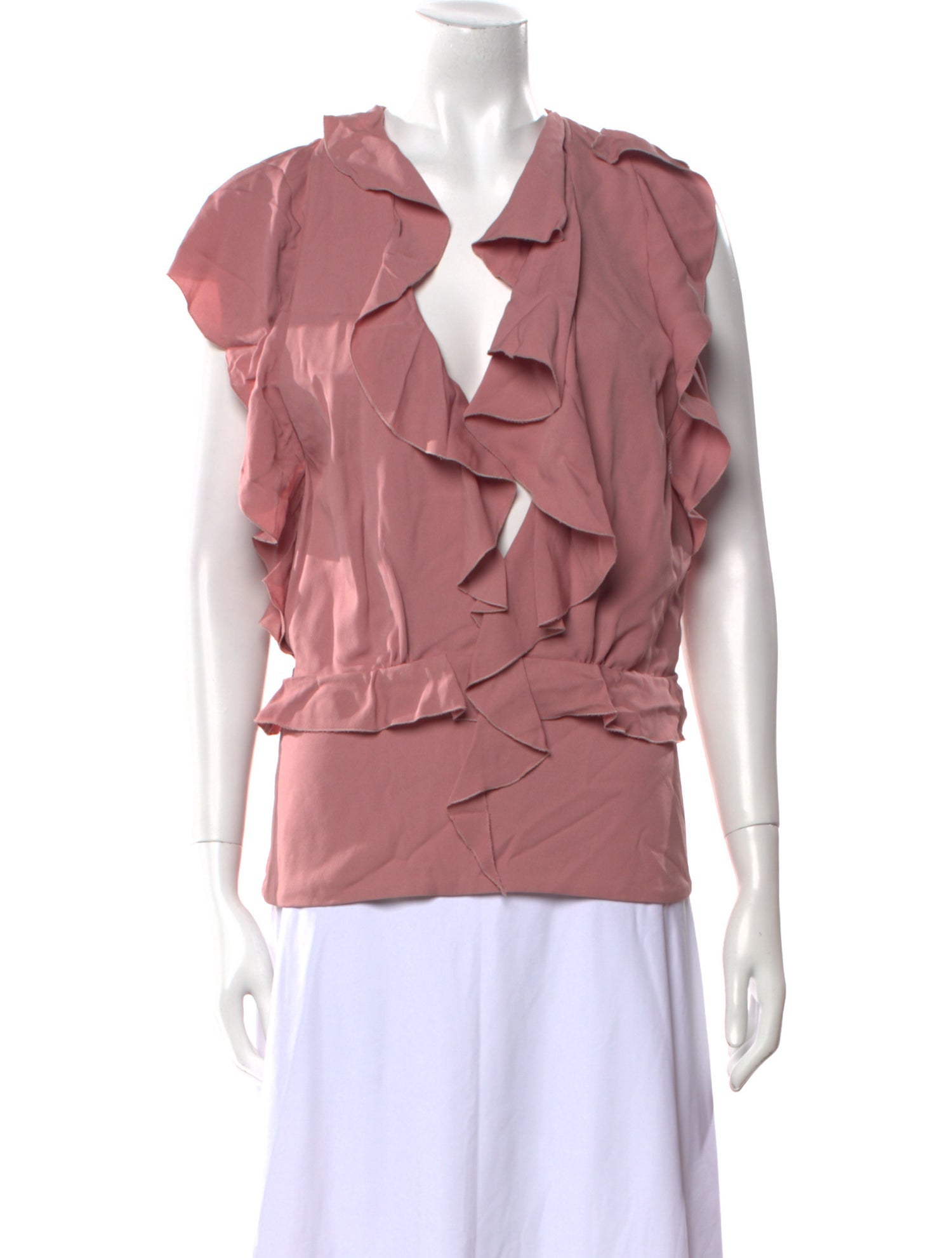 Tom Ford V-Neck Sleeveless Blouse