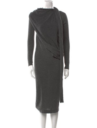 Tom Ford Wool Midi Length Dress