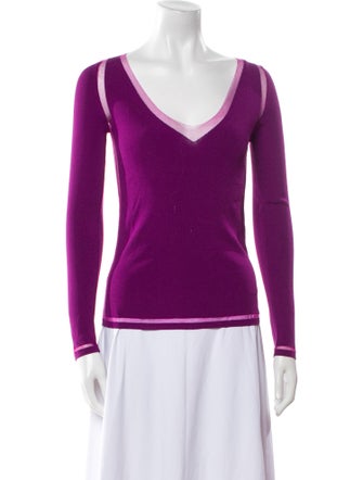 Tom Ford V-Neck Long Sleeve T-Shirt