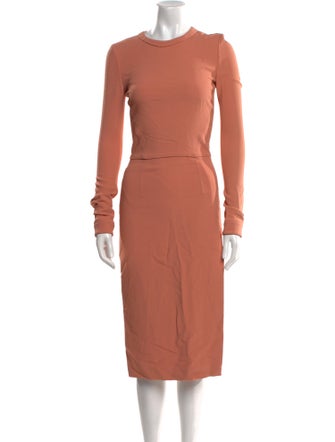 Tom Ford Crew Neck Midi Length Dress