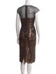 Tom Ford Mesh Midi Length Dress