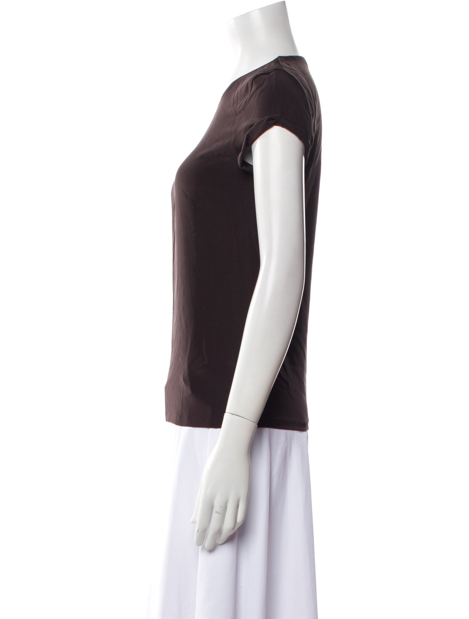 Tom Ford Silk Scoop Neck T-Shirt