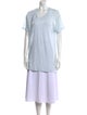 Tom Ford Cowl Neck Short Sleeve Tunic