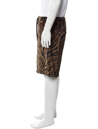 Tom Ford Animal Print Shorts