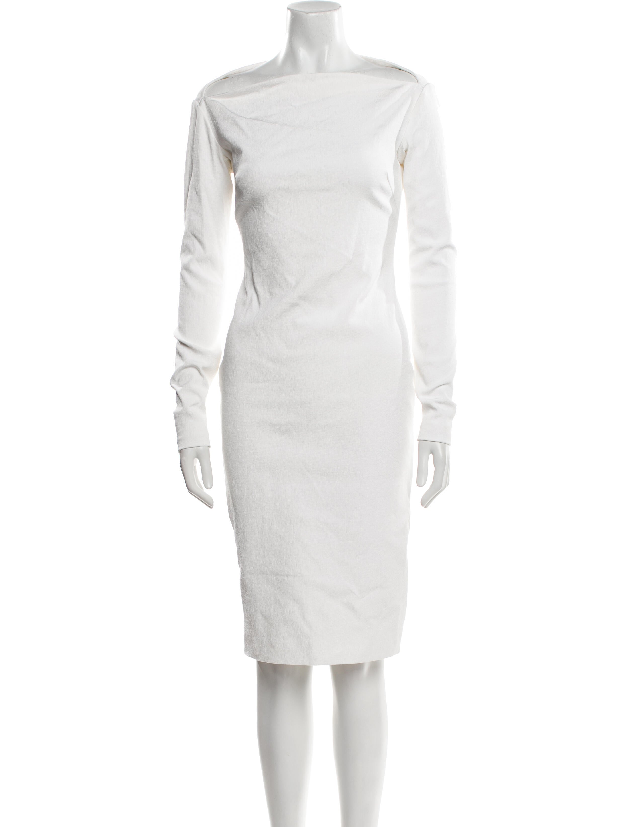 Tom Ford Bateau Neckline Knee-Length Dress