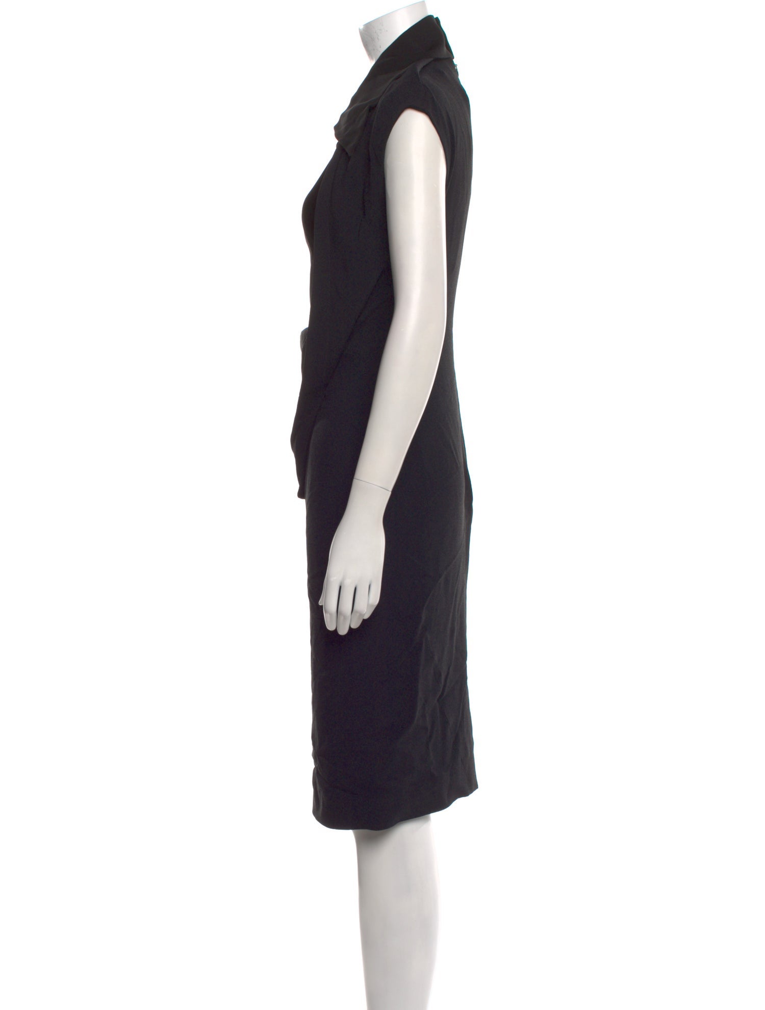 Tom Ford Virgin Wool Midi Length Dress