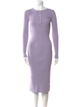 Tom Ford Bateau Neckline Midi Length Dress