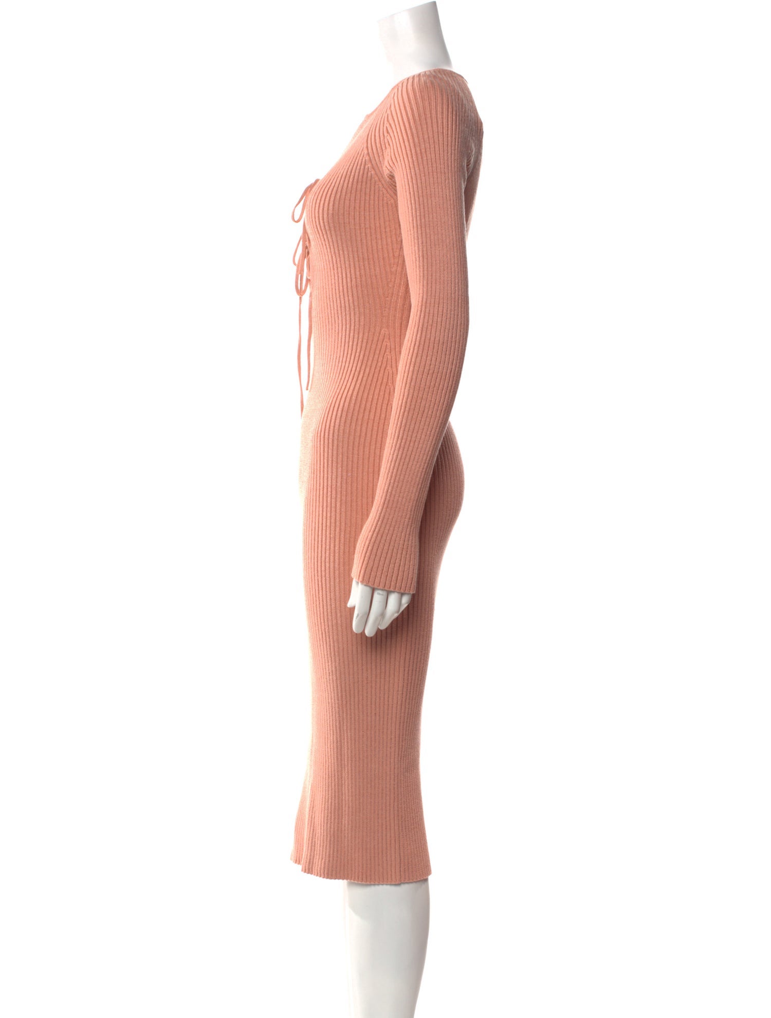 Tom Ford Plunge Neckline Midi Length Dress