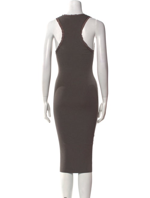 Tom Ford Scoop Neck Midi Length Dress