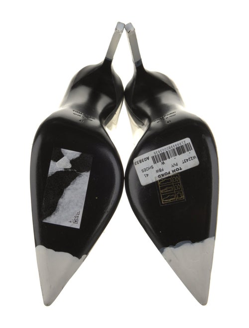 Tom Ford PVC Leather Trim Embellishment Pumps
