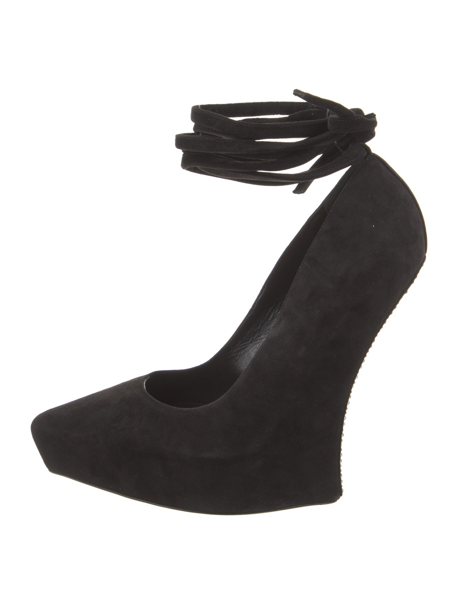 Tom Ford Suede Crystal Embellishments Pumps