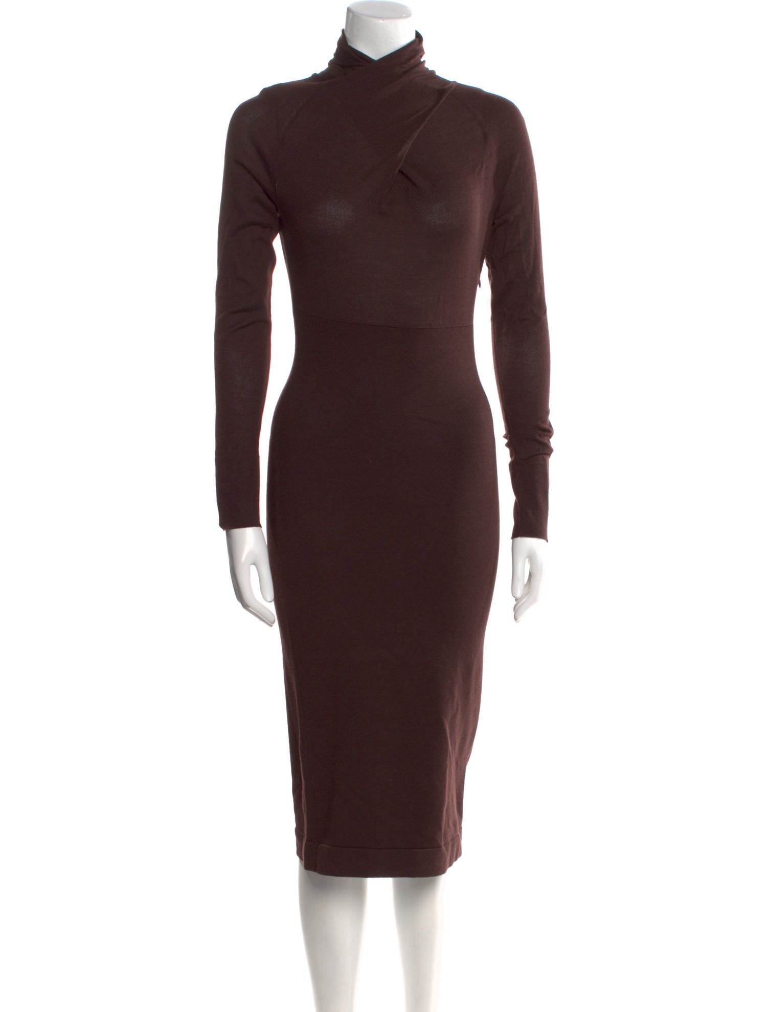 Tom Ford Turtleneck Midi Length Dress
