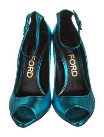 Tom Ford Leather Slingback Pumps