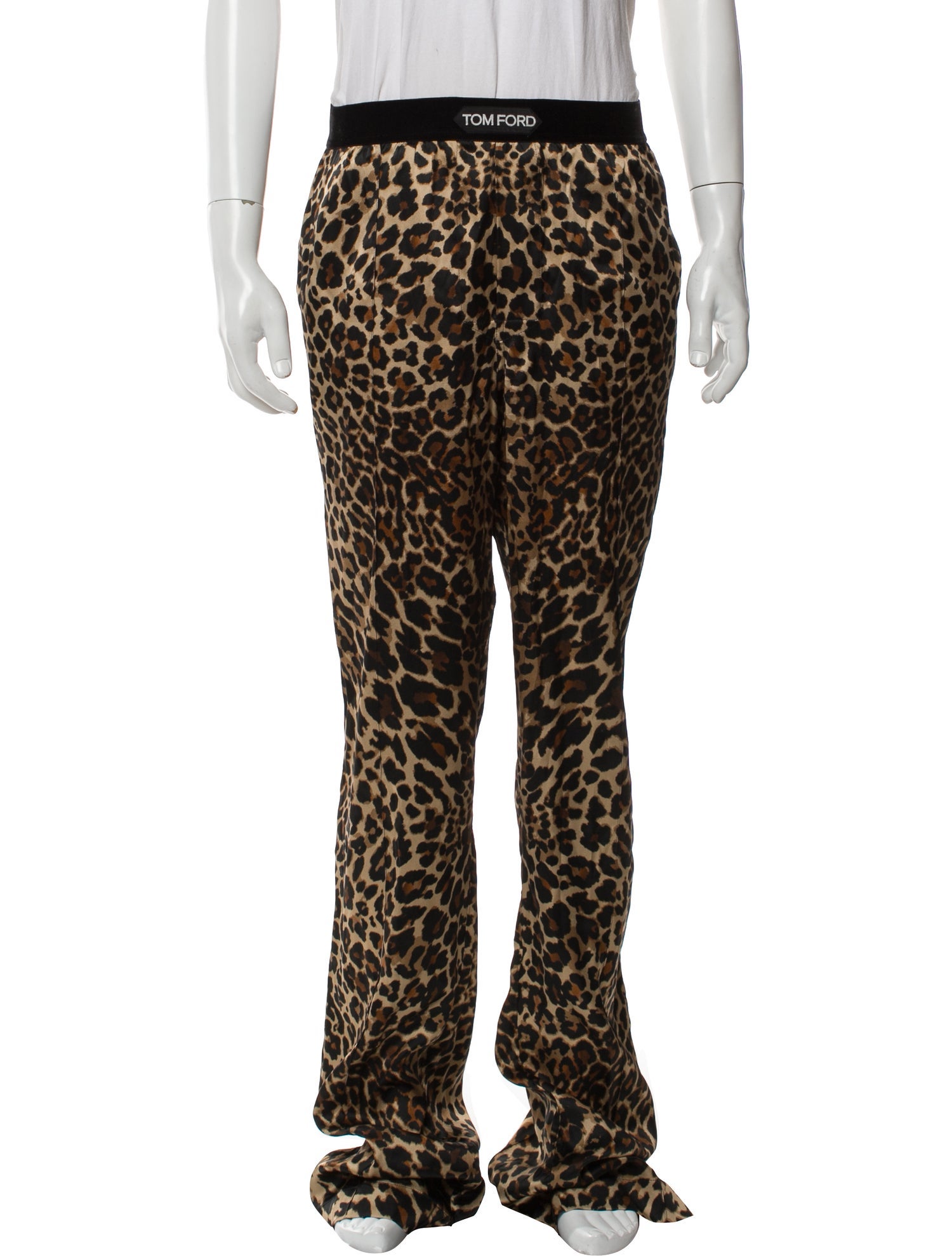 Tom Ford Silk Animal Print Pajama Bottoms