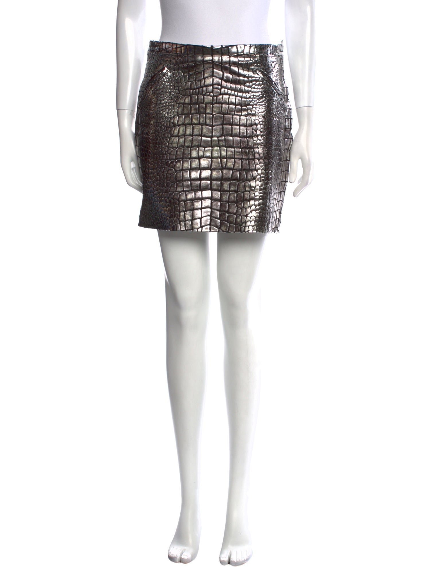 Tom Ford Goat Leather Mini Skirt