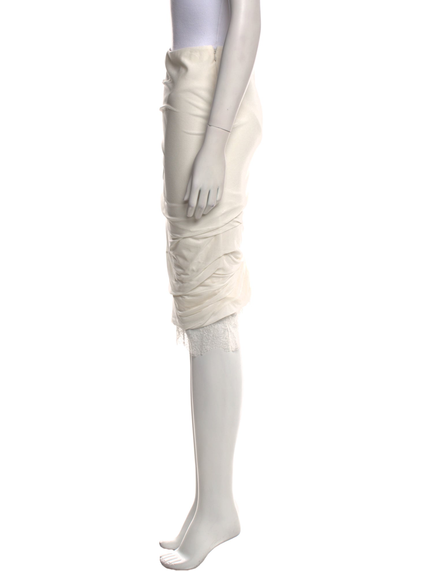 Tom Ford Lace Trim Embellishment Knee-Length Skirt