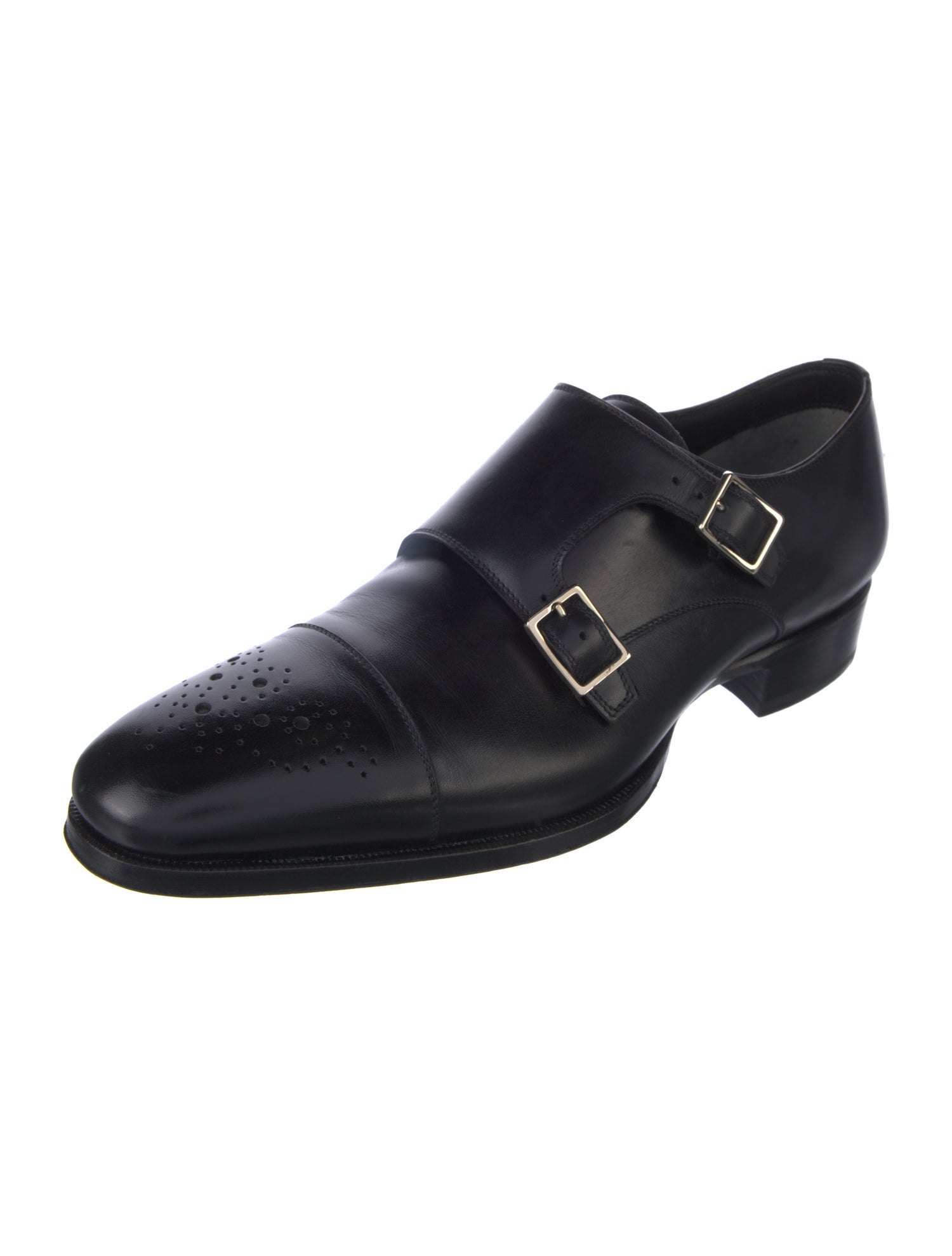 Tom Ford Leather Monk Straps