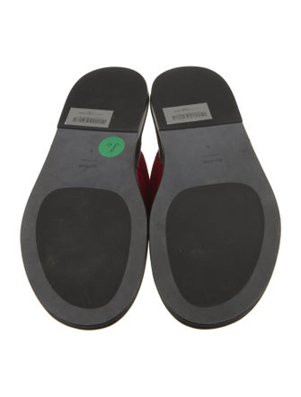 Tom Ford Velvet Flip Flops