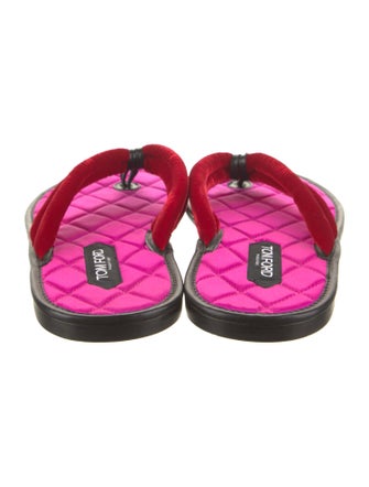 Tom Ford Velvet Flip Flops