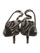 Tom Ford Ponyhair Animal Print Slingback Pumps