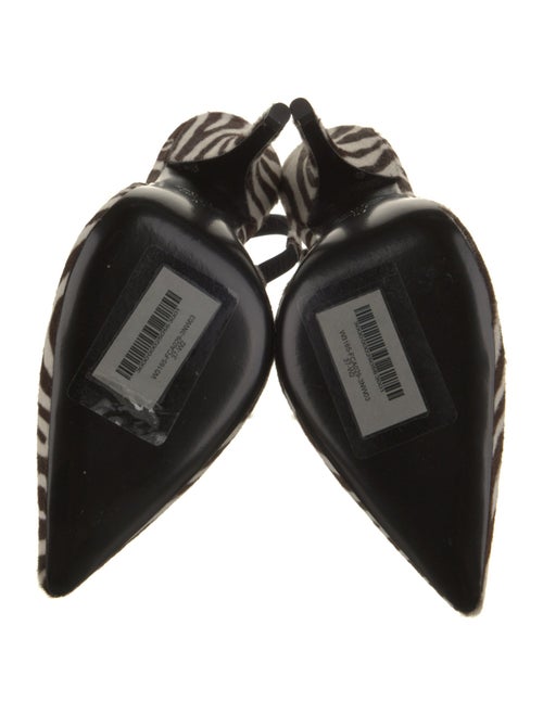 Tom Ford Ponyhair Animal Print Slingback Pumps