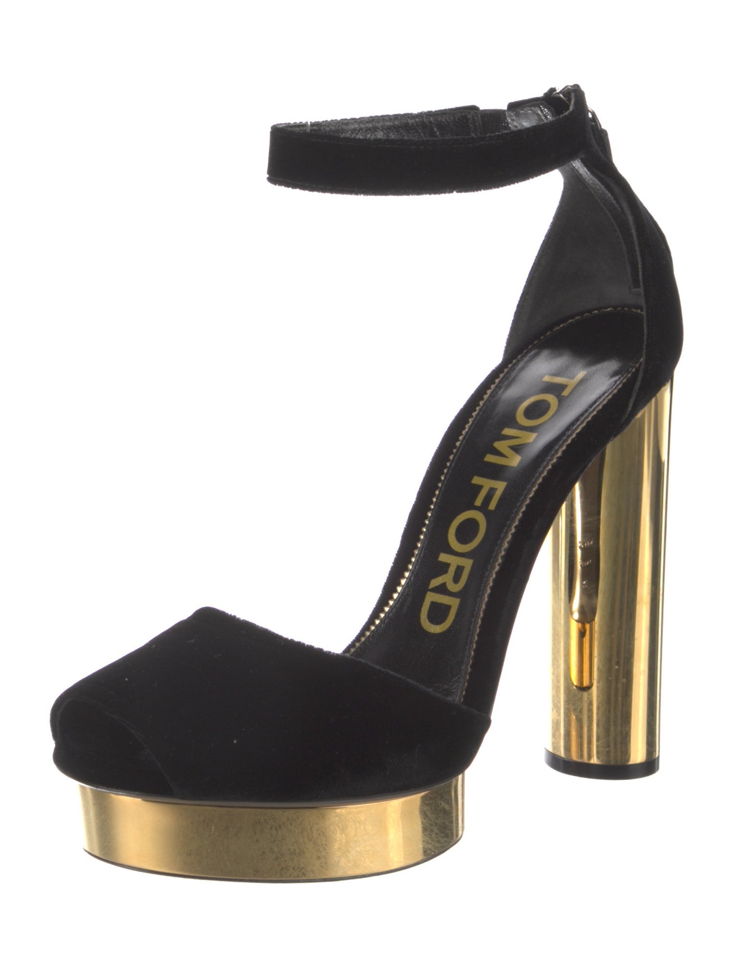 Tom Ford Velvet Sandals