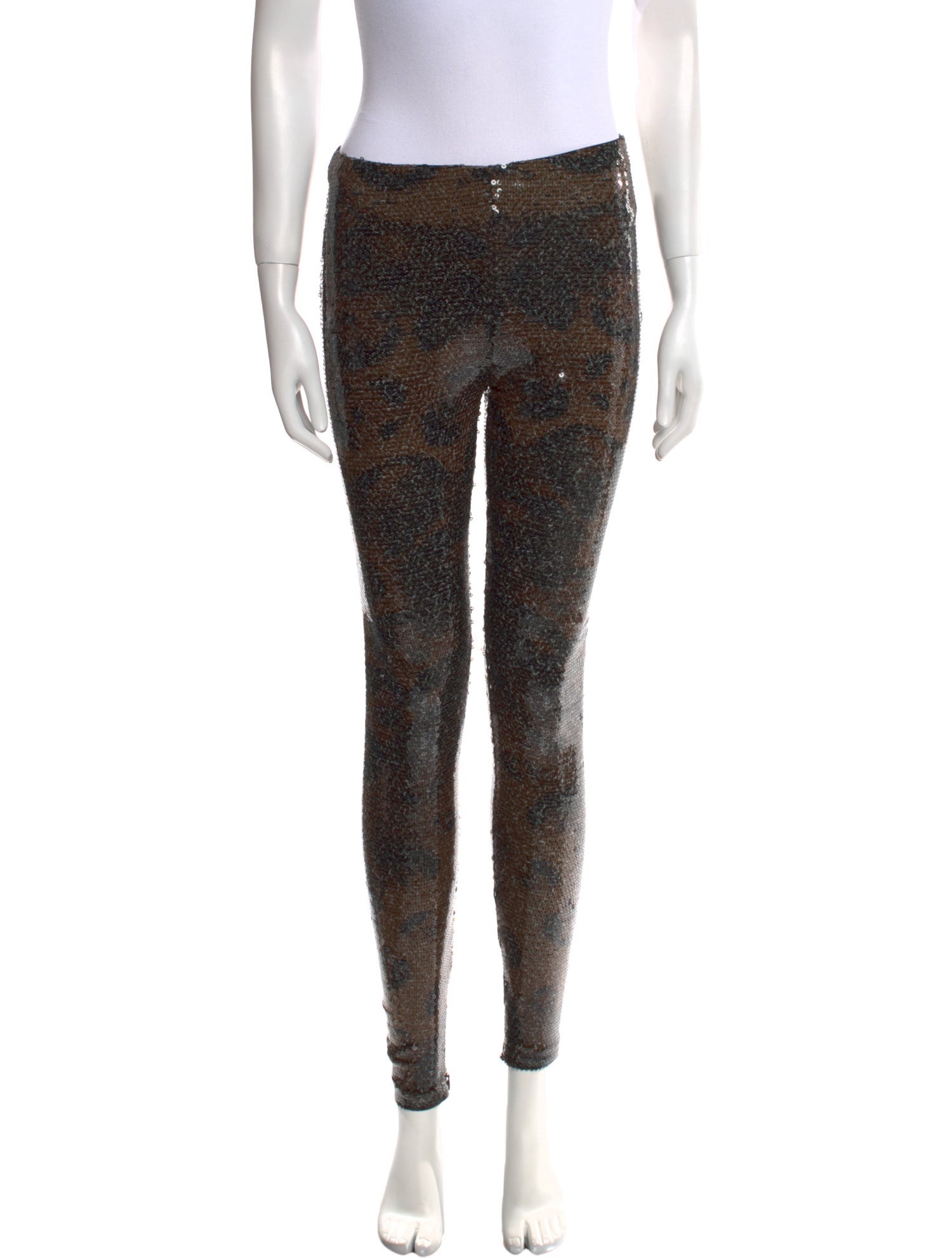 Tom Ford Animal Print Skinny Leg Pants
