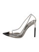 Tom Ford PVC Leather Trim Embellishment Slingback Pumps