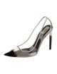 Tom Ford PVC Leather Trim Embellishment Slingback Pumps