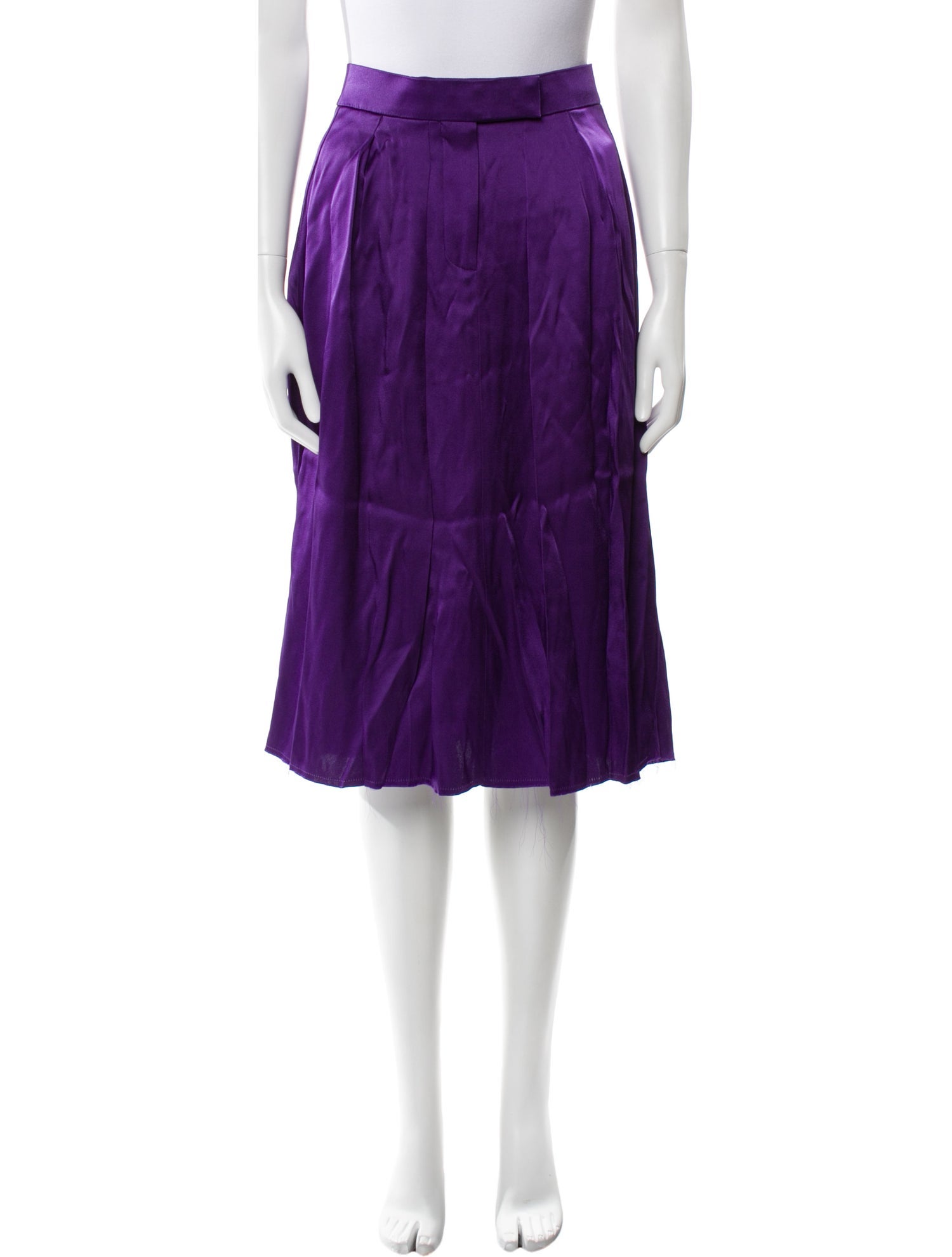 Tom Ford Pleated Accents Knee-Length Skirt